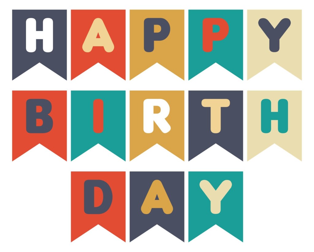 Printable Happy Birthday Posters
