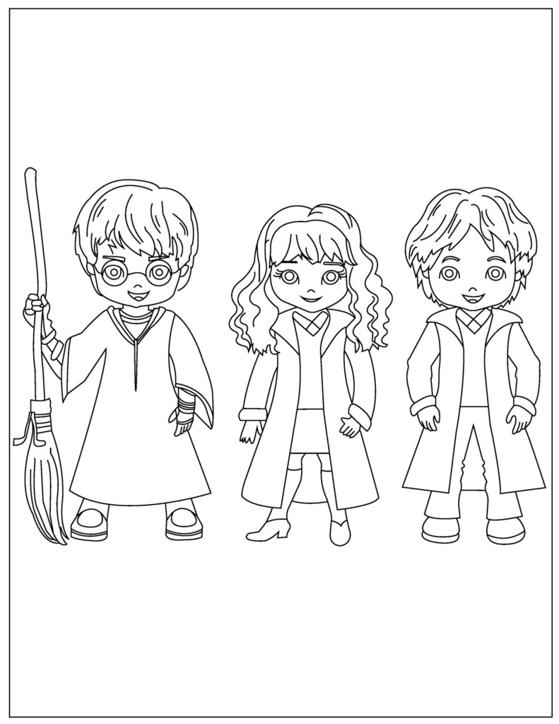 Printable Harry Potter Coloring Pages Get Your Hands On Amazing Free 
