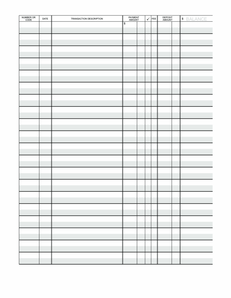 Printable Ledger Sheets Free Printable World Holiday