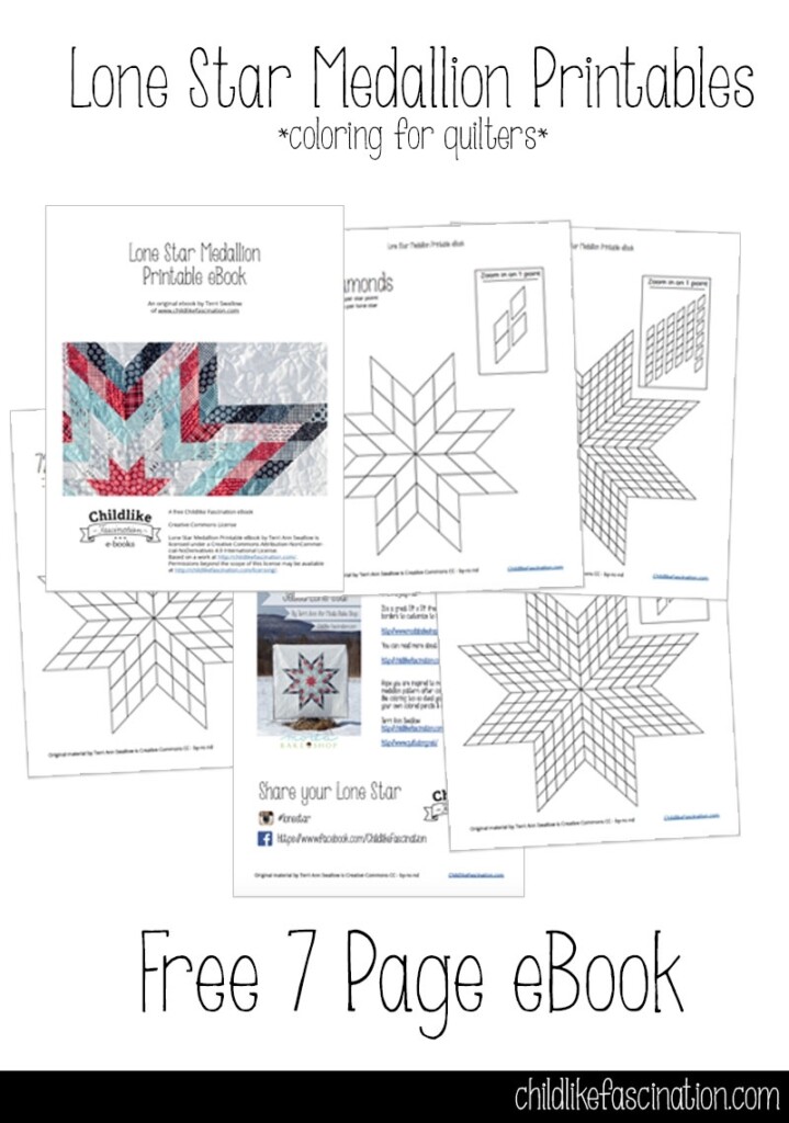 Printable Lone Star Quilt Pattern Template Printables Template Free