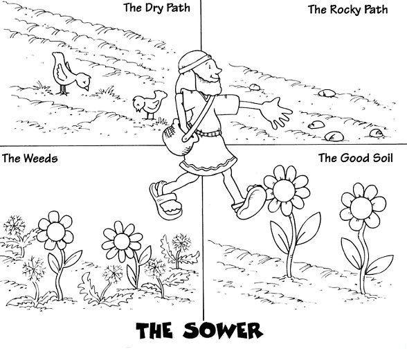 Printable Parable Of The Sower Activity Sheets