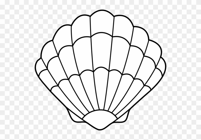 Printable Simple Seashell Template FREE Printable Online