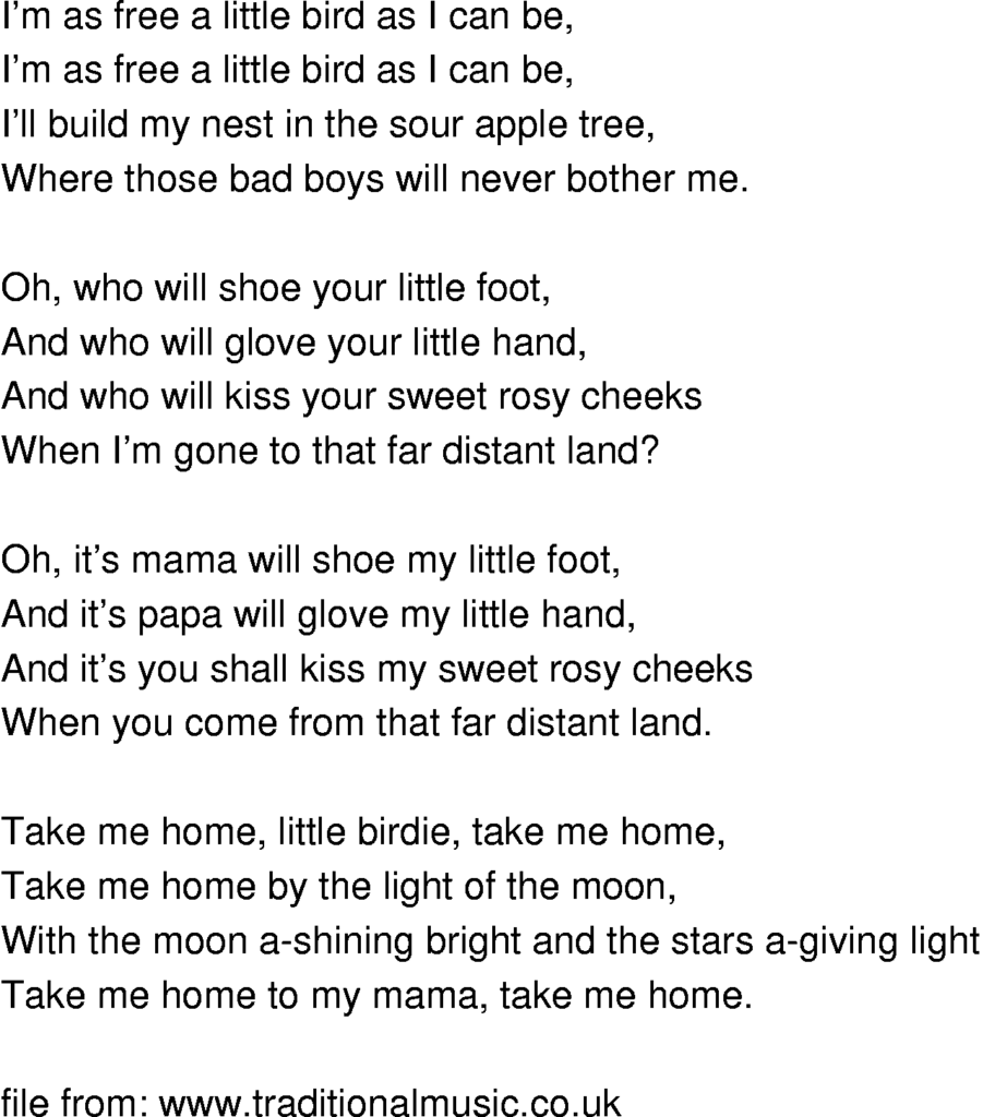 Printable Song Lyrics Free