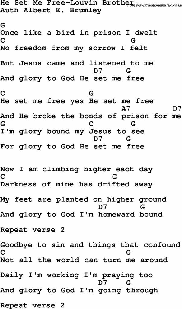 Printable Songs Lyrics