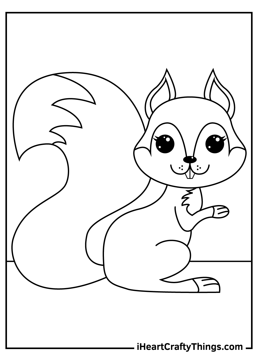 Printable Squirrels Coloring Pages Updated 2021