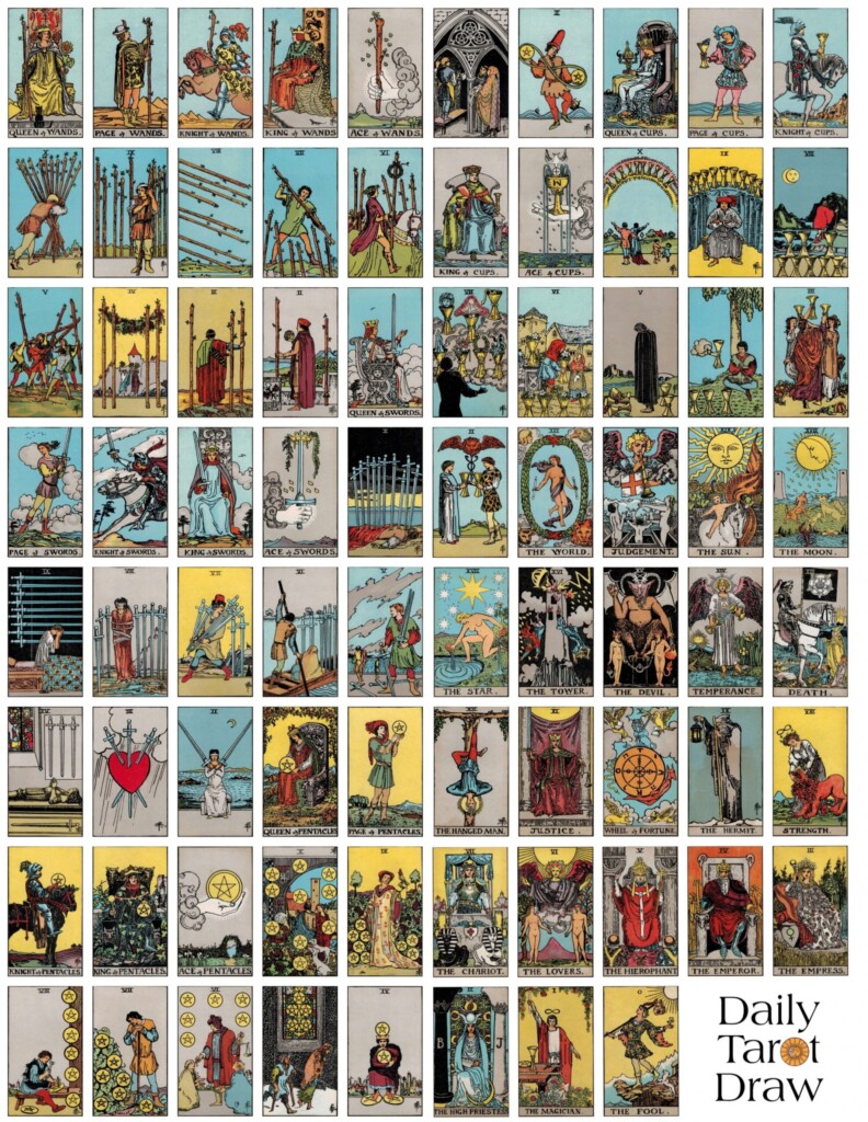Printable Tarot Cards Free FREE Printable HQ