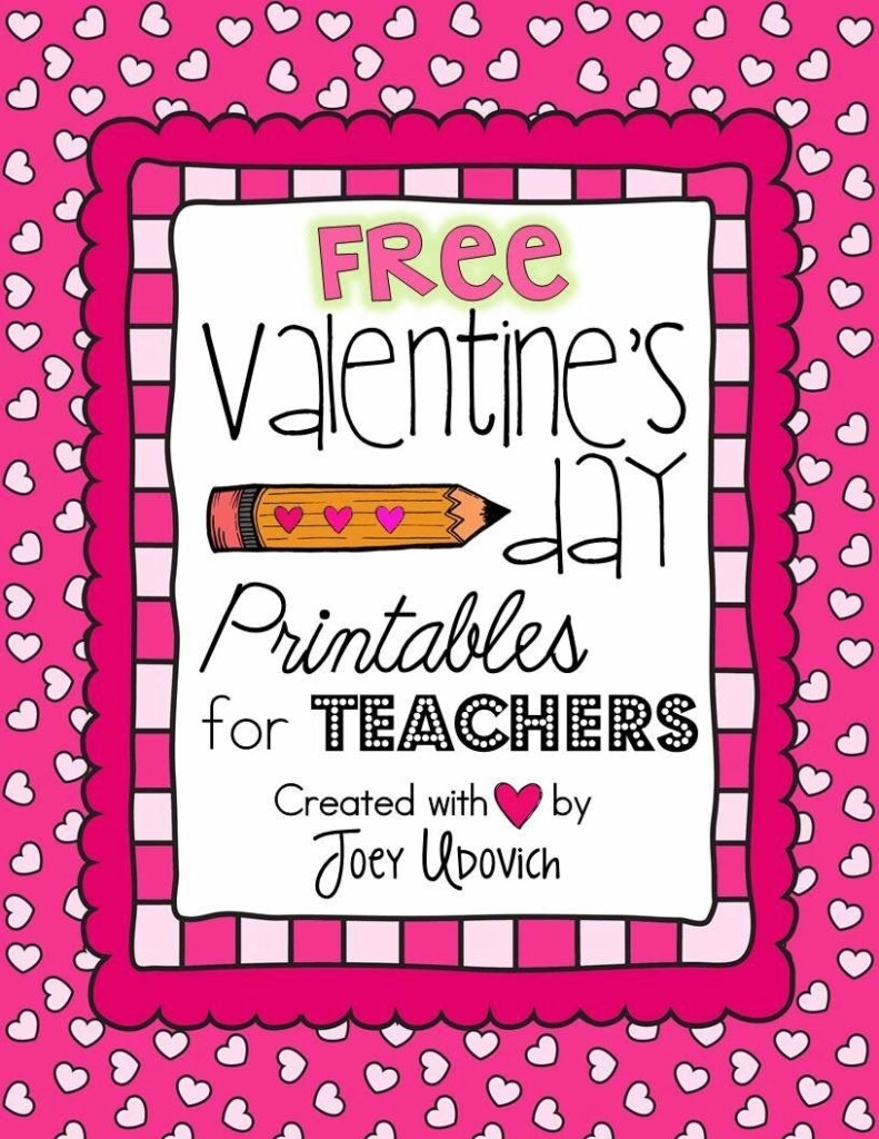 Printable Teacher Valentine Cards