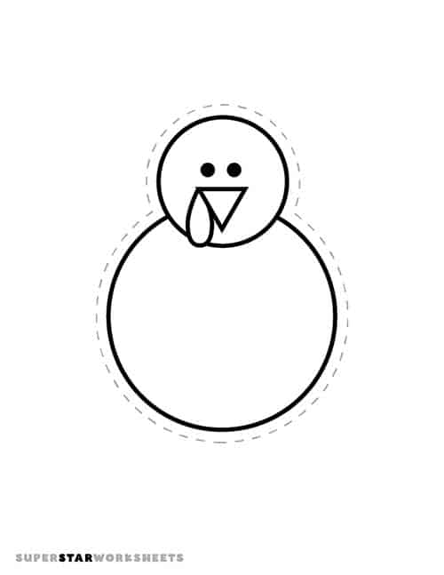 Printable Turkey Body Template Printable Free Templates