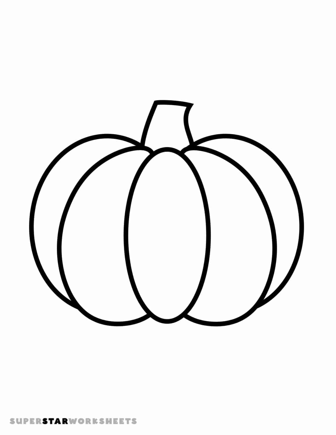 Pumpkin Coloring Pages To Download And Print For Free