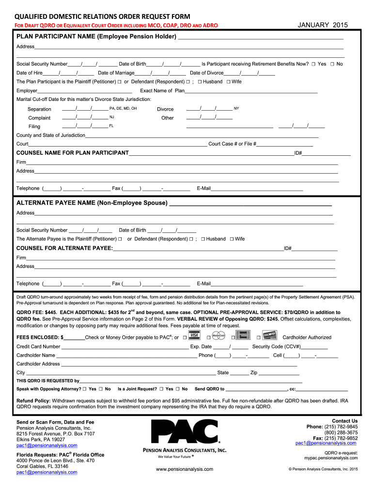 Qdro Form Download 2020 Fill And Sign Printable Template Online US 