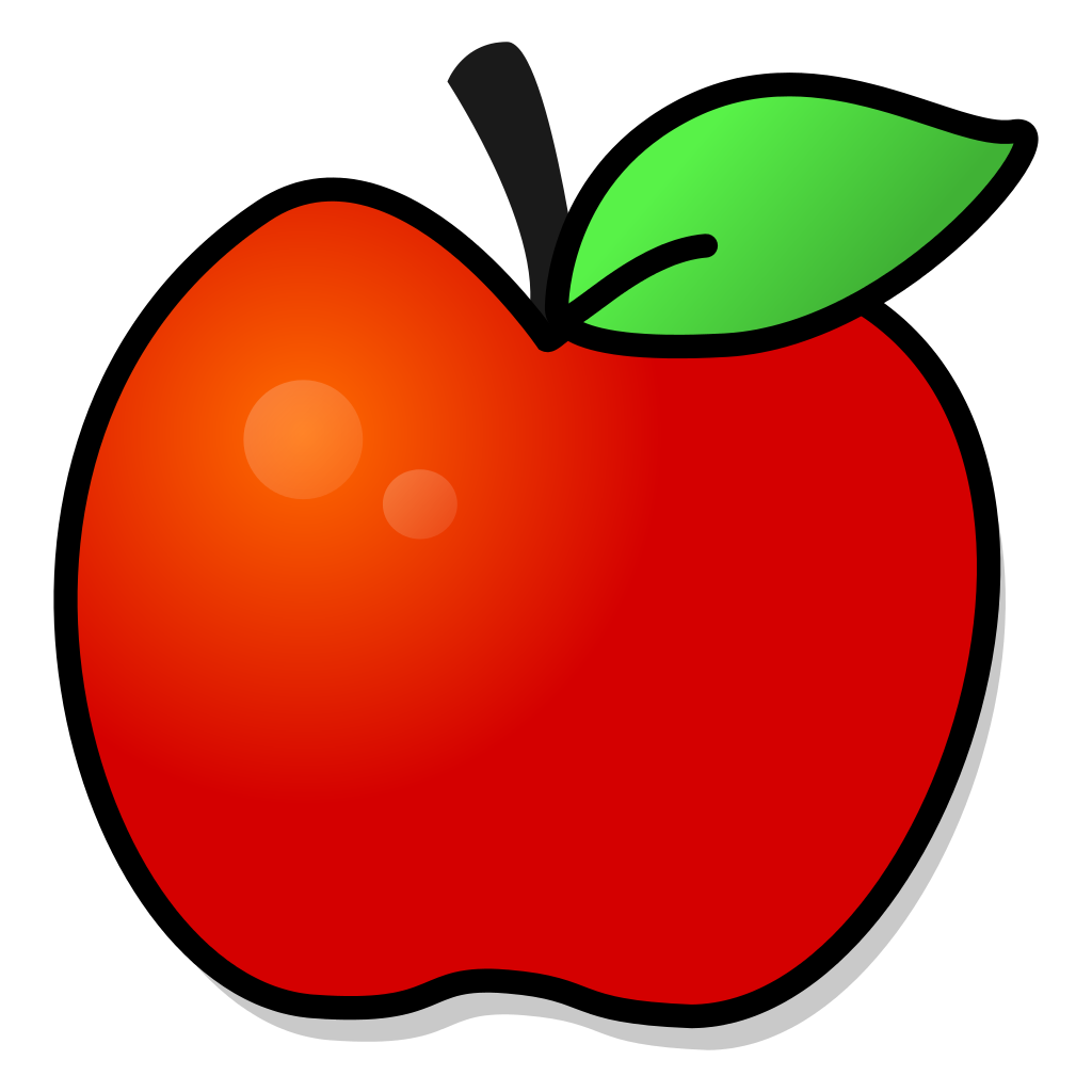 Red Apple Free Printable Template
