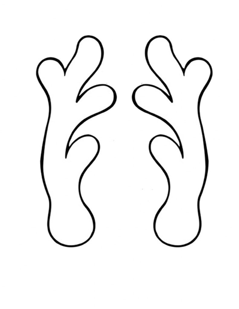 Reindeer Antlers Printable