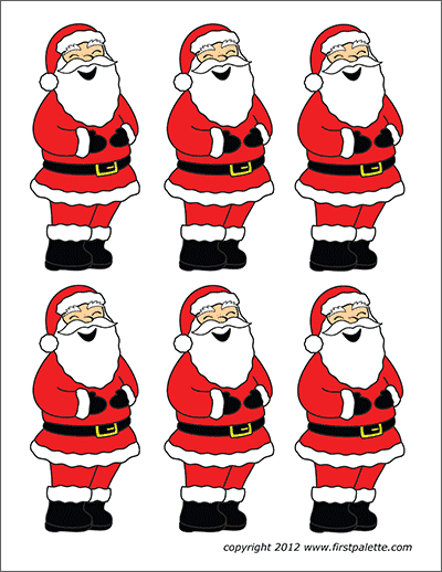 Santa Claus Free Printable Templates Coloring Pages FirstPalette