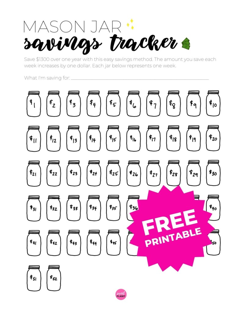 Savings Challenge Printable Pdf Free Download