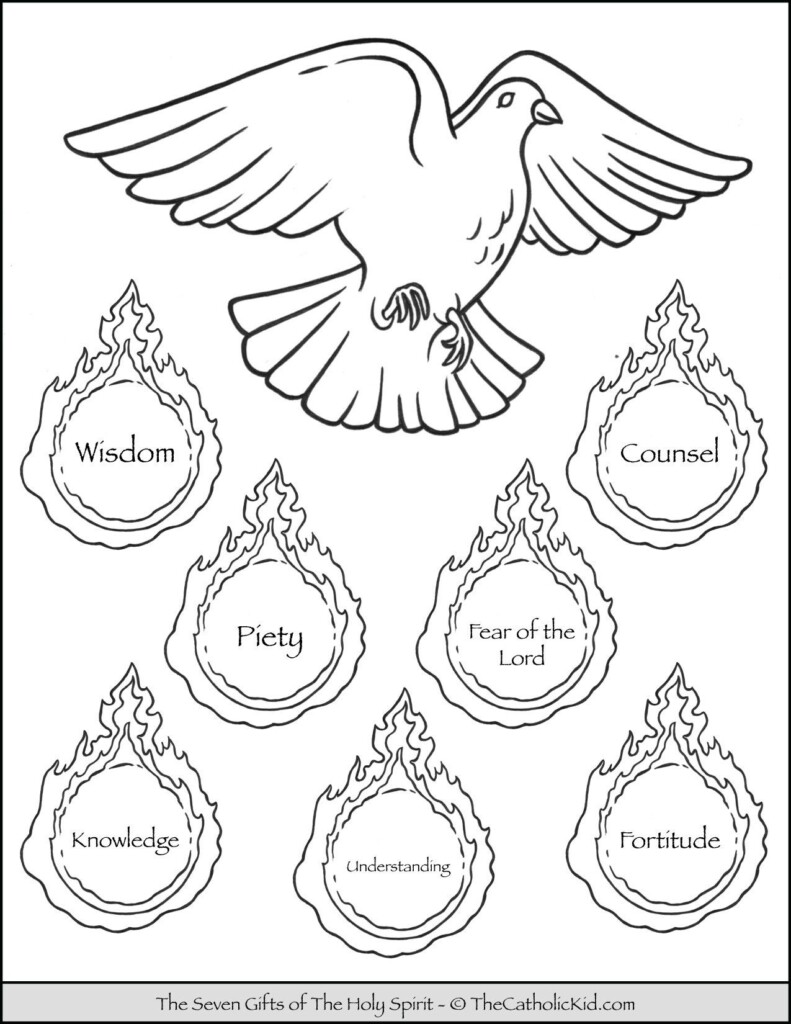 Seven Gifts Of The Holy Spirit Worksheet The 7 Gifts Of The