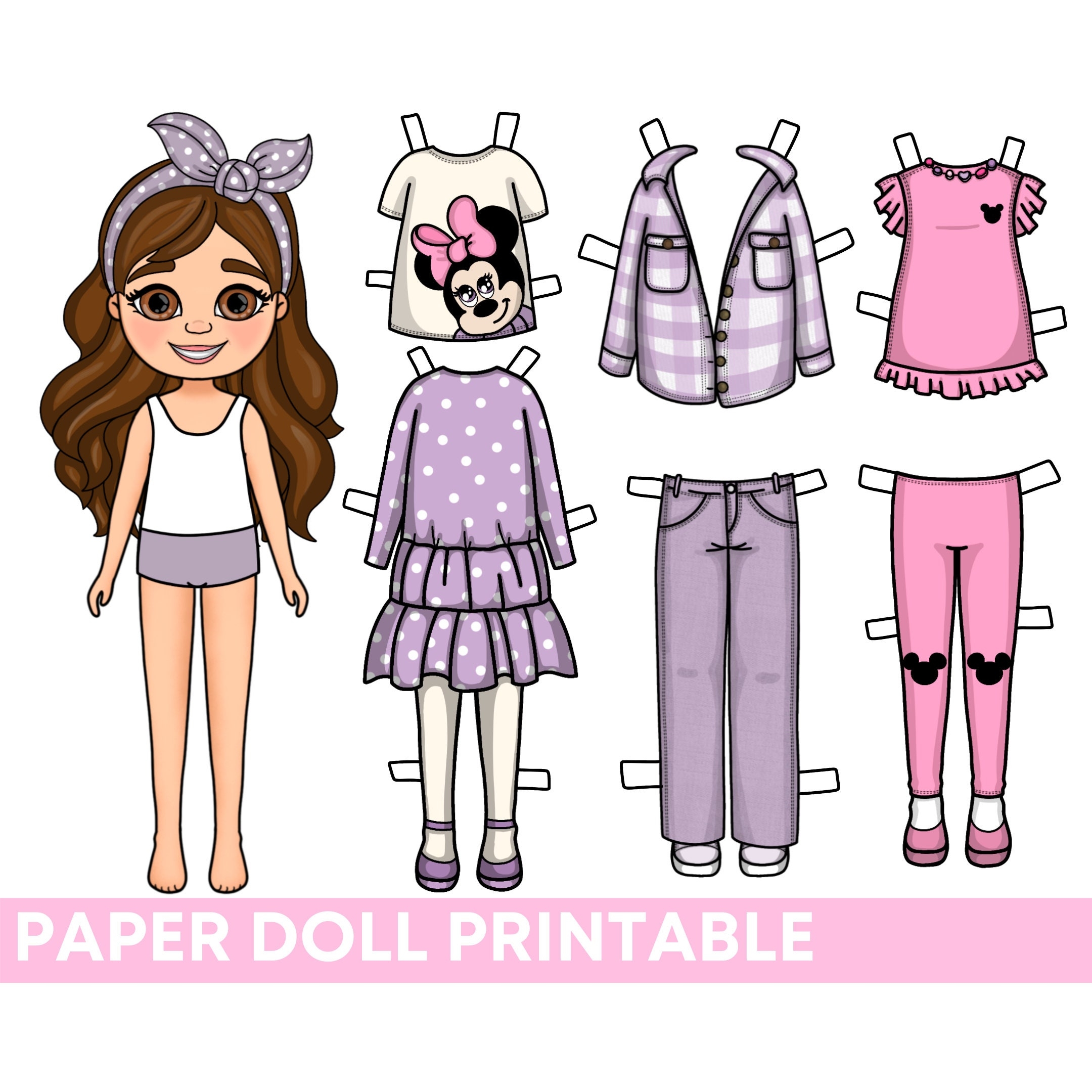 Simple Paper Dolls Printable