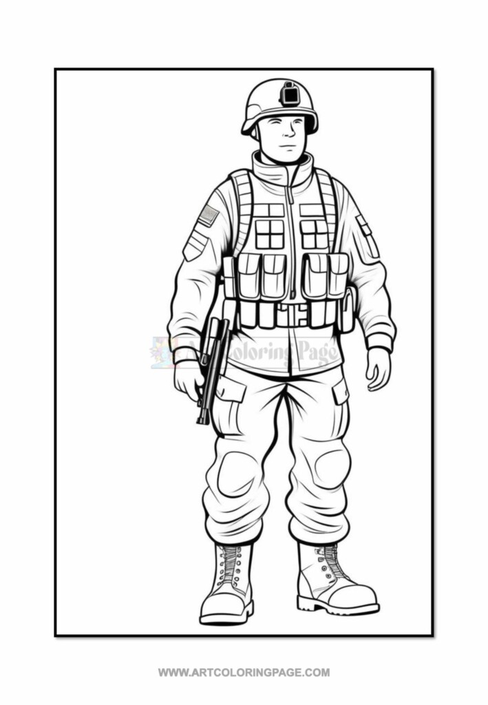 Soldier Inside Cave Coloring Page Vol 2 100 Unique Designs Instant