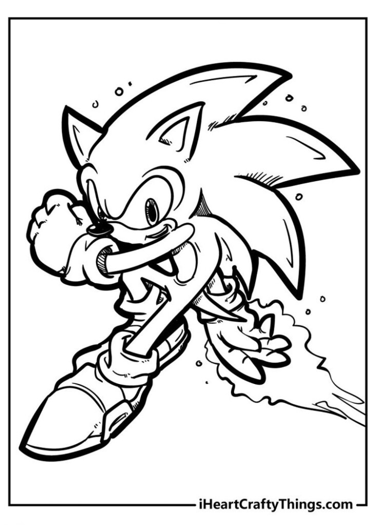 Sonic The Hedgehog Coloring Pages 100 Free 2021 
