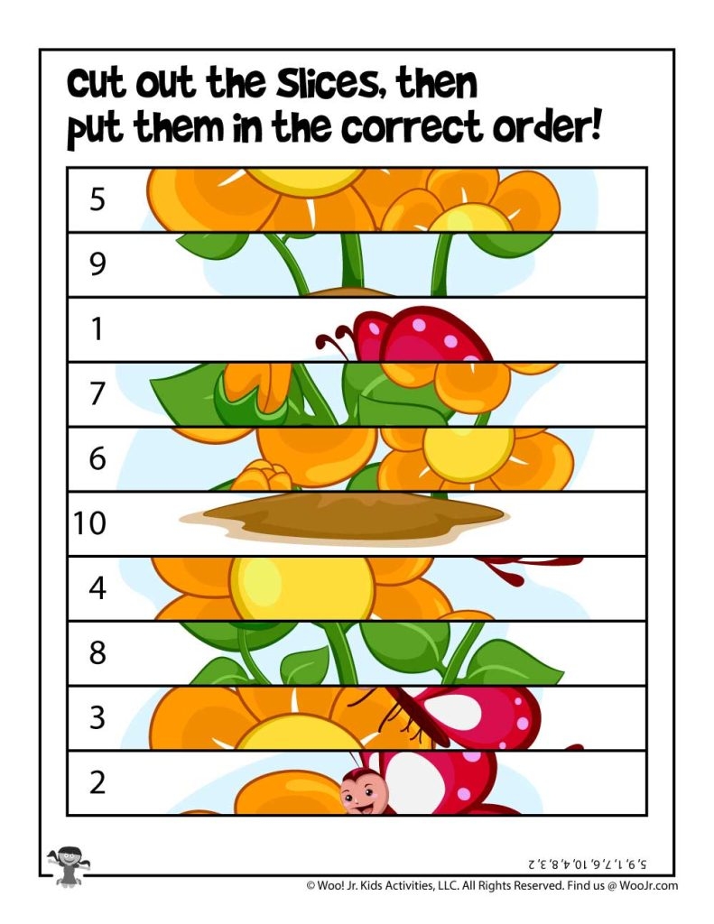 Spring Cut And Paste Worksheets Woo Jr Kids Activities Children 39 s 
