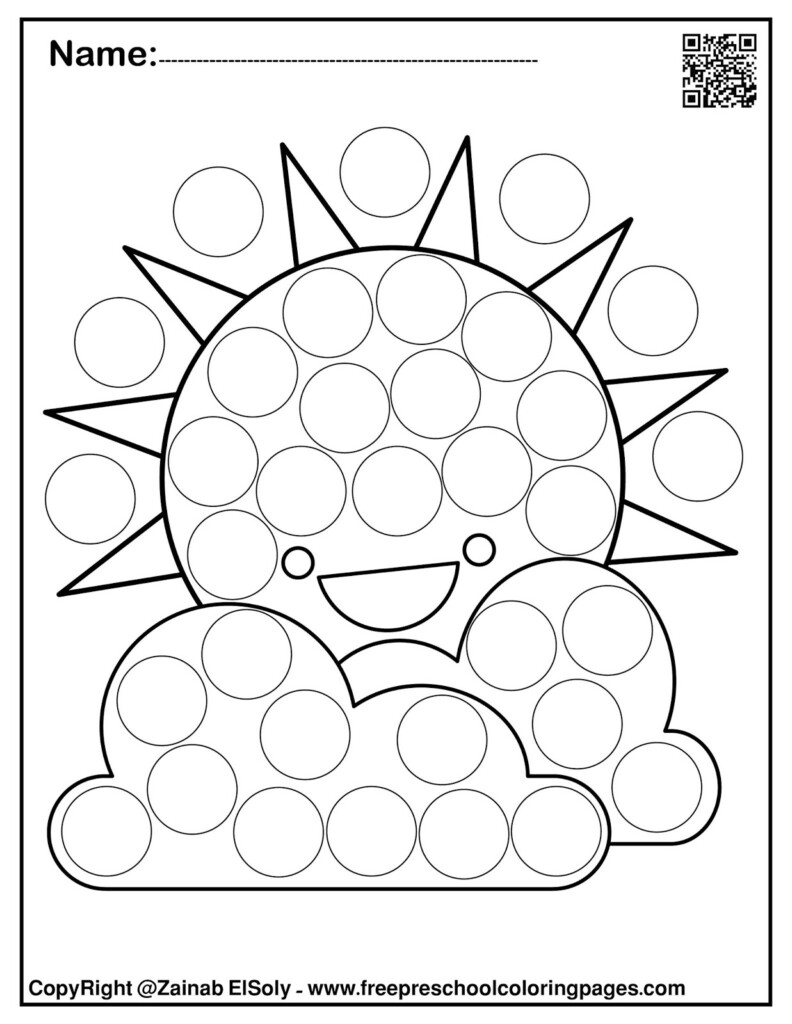 Spring Dot Marker Printables