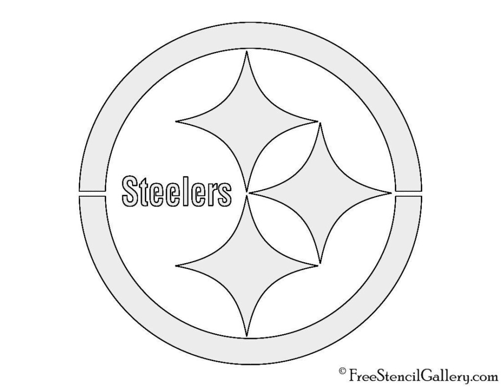 Steelers Logo Stencil Printable
