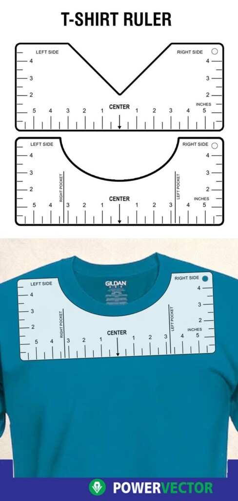 T Shirt Alignment Ruler Printable Free