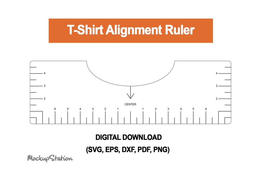 T Shirt Alignment Ruler Printable Free