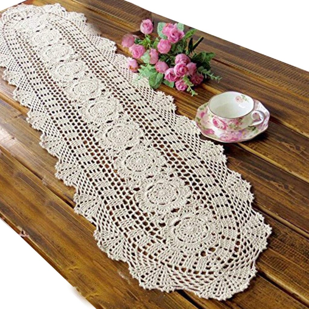 Table Runner Crochet Free Pattern Web The Pattern Creates A Table 