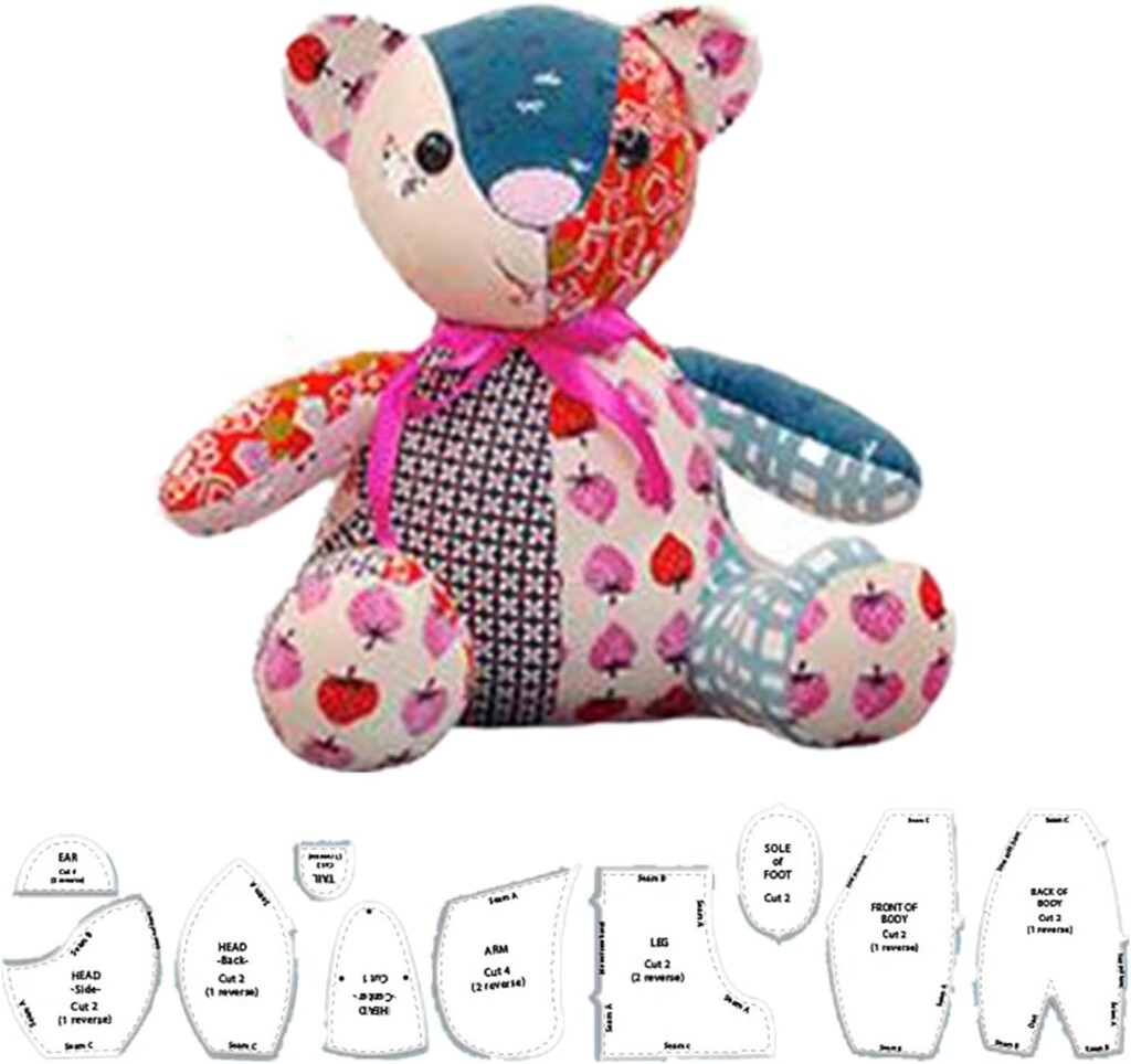 Teddy Bear Sewing Pattern Free Printable