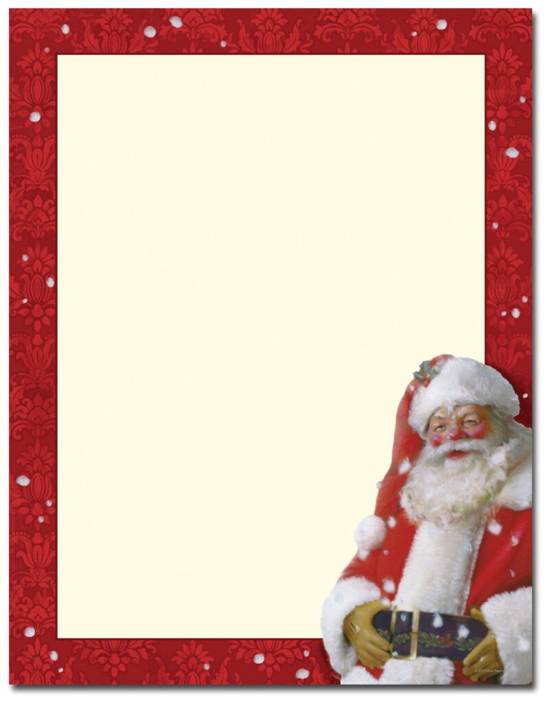 Template Free Printable Santa Letterhead