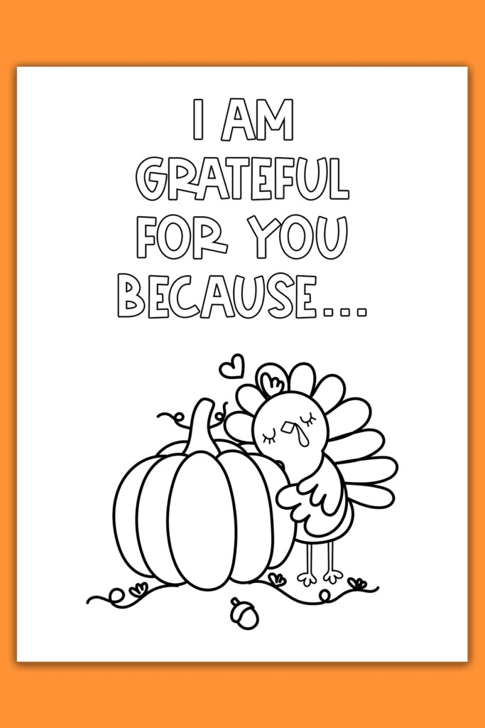 Thanksgiving cards coloring pages example 08 Mom Envy