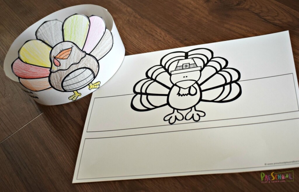  Thanksgiving Hats Free Printable Craft For Kids