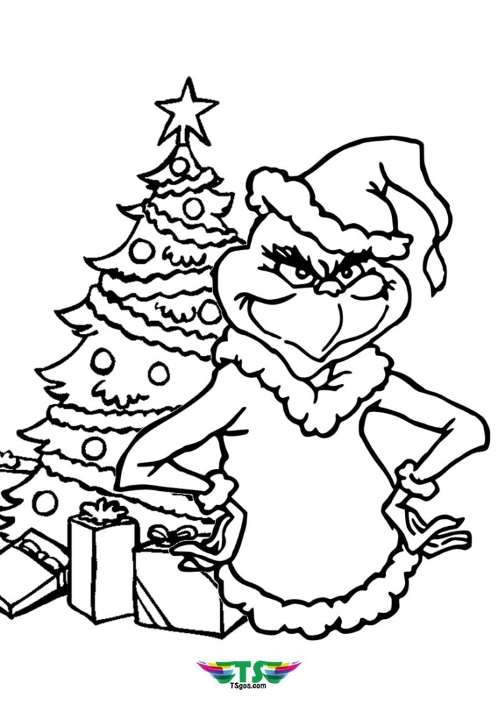 The Grinch Free Coloring Pages Free Printable Templates