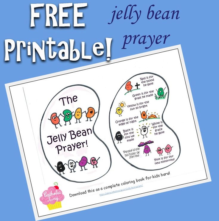 The Story Of The Jelly Beans Free Jelly Bean Prayer Printable 
