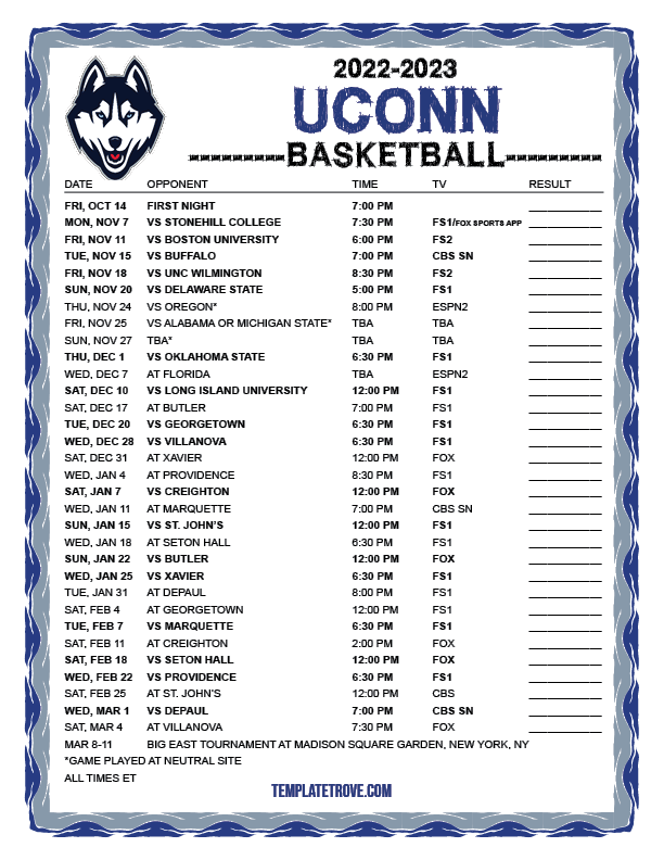 Uconn Womens Basketball Schedule 2025 23 Caroline J Mathiesen