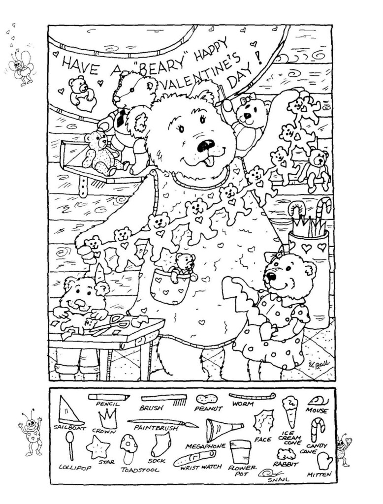 Valentine 39 s Day Hidden Pictures