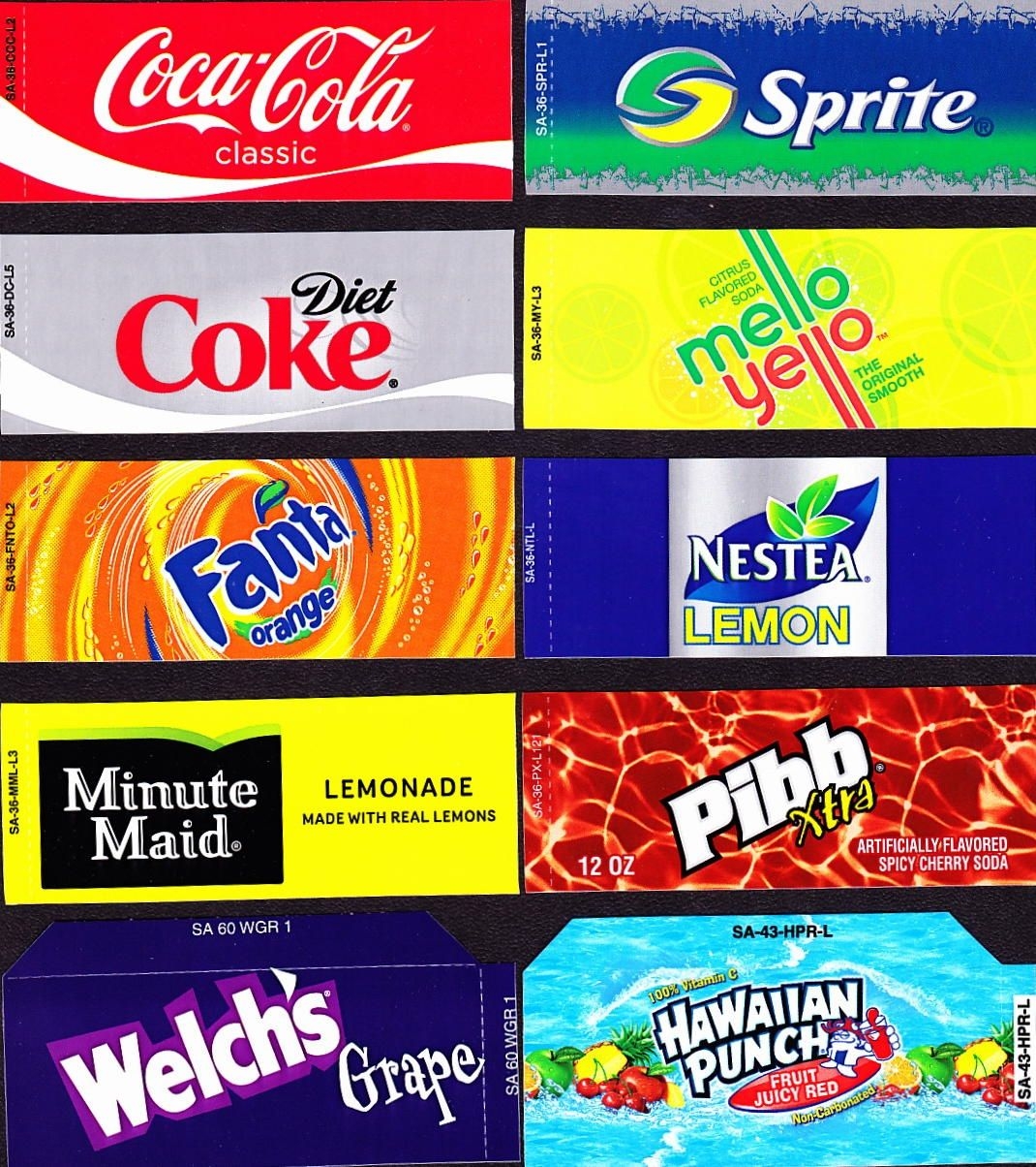 Vending Machine Labels Printable Printable Sight Words List