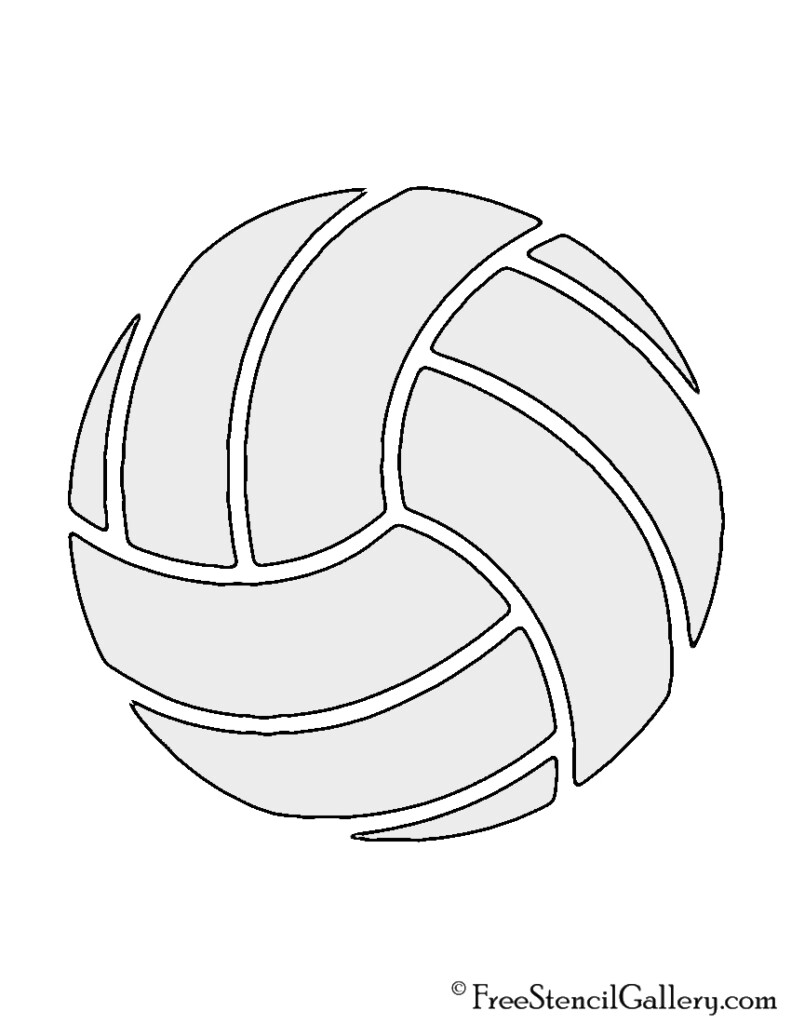 Volleyball Cutouts Printable