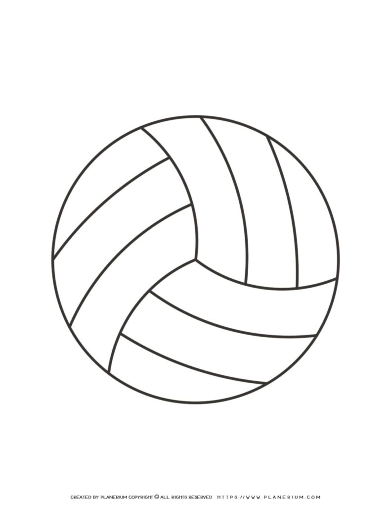 Volleyball Template Planerium