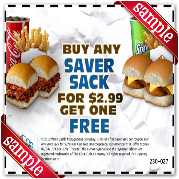 White Castle Printable Coupons Printable Sight Words List