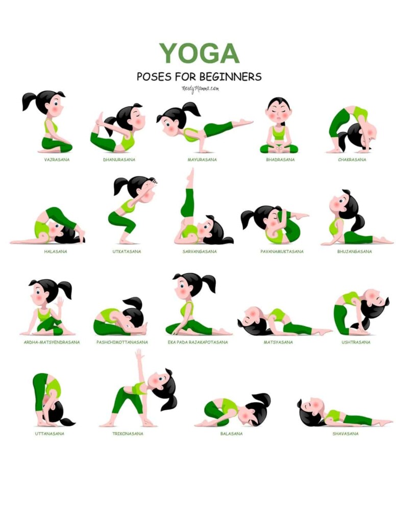 Yoga Poses Printable Pdf Free