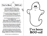 You 39 ve Been Booed Office Version Print The Phantom Ghost Poem Halloween